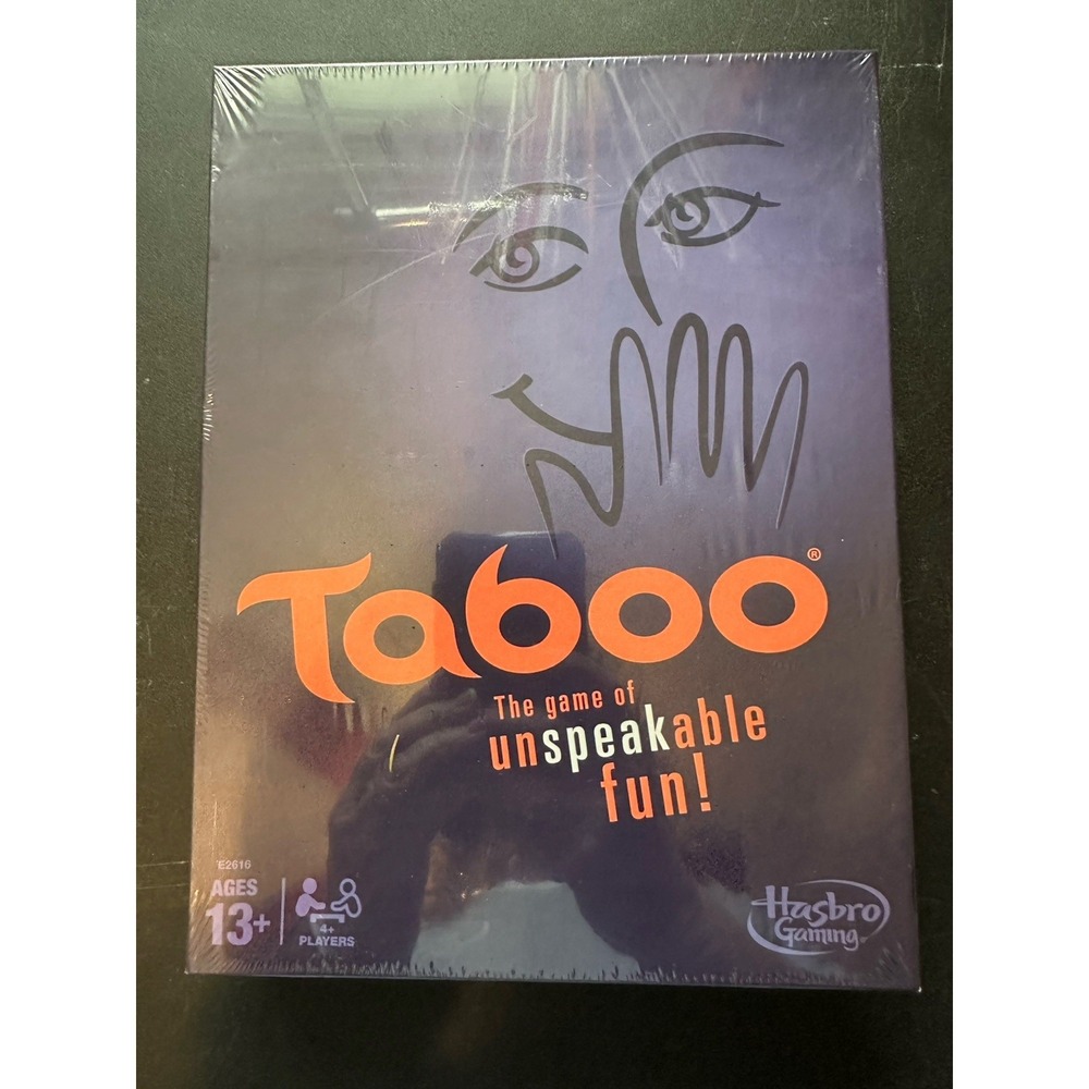 Taboo The Game of Unspeakable Fun! Unopened/Sealed Game 4+ Players Ages 13+ New